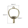 Unique Bargains DIY Crafts Earrings Necklace Bracelet Making Alloy Open Back Fan Bezel Pendants 20 Pcs - 2 of 4