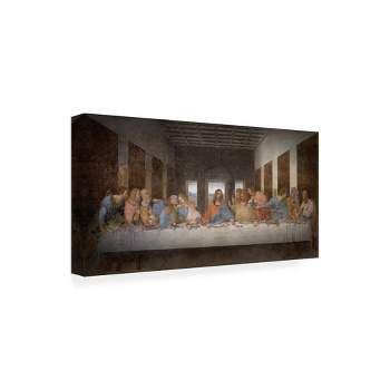 Trademark Fine Art -Leonardo Da Vinci 'The Last Supper Da Vinci' Canvas Art
