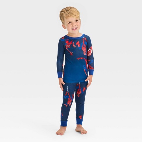 Spider-Man Pijama Niño Algodón Spiderman 2 Pzs