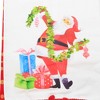28.0 Inch Glam Santa With Ornaments Kitchen 100% Cotton Clean Up Kitchen Towel - 3 of 3