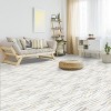 GoodGram Peel N' Stick DIY Retro 12x12 Self Adhesive Vinyl Floor Tile - 20 Tiles (20 Total SF in a Box) - Linen Waves - 20 Tiles/20 sq. ft. - 2 of 4