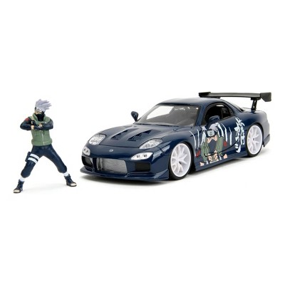 Jada Toys Naurto 1:24 1993 Mazda RX-7 Diecast Vehicle with Figure