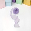 Unique Bargains Ribbon Plain Fishtail Organza Simple Style Polyester 354.33"x1.57" 1 Pc - 2 of 3