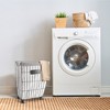 Rae Dunn by Designstyles Heavy Duty Laundry Hamper on Wheels,Luxurious Home Decor, Perfect For Effortless Laundry - 2 Pack - 3 of 4