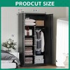 Mlezan 72" Metal Storage Cabinet: Lockable Steel Wardrobe for Office, Home, School, Gym, or Hotel.  Durable and Versatile Employee Locker. - 3 of 4