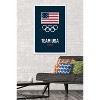 Trends International Team USA - Logo Blue Framed Wall Poster Prints - 2 of 4