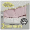 First Essentials 100% Cotton 28"x 52" Standard Fitted Crib Sheet Breathable and Super Soft - 2 Pack - 2 of 3