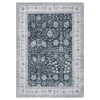 Washable Vintage Floral Rug Non Slip Low Pile Rug Soft Retro Throw Floor Cover Foldable Indoor Carpet for Living Room Bedroom Playroom Nursery - 4 of 4