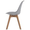 Simple Relax Set of 2 Faux Leather Upholstered Dining Side Chairs - 4 of 4