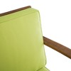 Syemin Patio Modern Accent Chairs, Outdoor Conversation Chairs, with Leisure Used, for Backyard, Garden, Green, 28.25"*28"*32.75" - 4 of 4