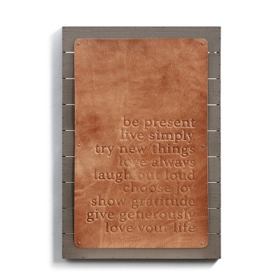 DEMDACO Impressions of Life Wall Art Brown