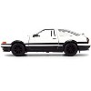Toyota Trueno (AE86) RHD White and Black with Graphics and Figure "Initial D" (1998-2021) TV Series 1/24 Diecast Model by Jada - 4 of 4
