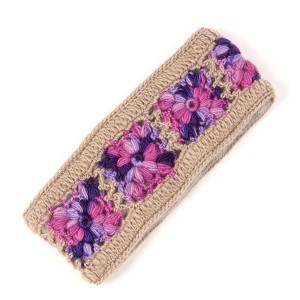 Flower Crochet Headband- MULTI's_ Nirvanna Designs - 1 of 4