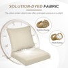 Aoodor Outdoor Deep Seat Cushion Set, Waterproof Patio Furniture Cushions with Adjustable Straps & Removable Cover - 2 of 4