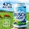 Busch Light American Lager Beer - 18pk/12 fl oz Cans - 3 of 4