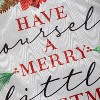 Evergreen Garden Flag Have Yourself a Merry Little Christmas Moire Double Sided Indoor Outdoor Decor 18" x 12.5" - 3 of 4