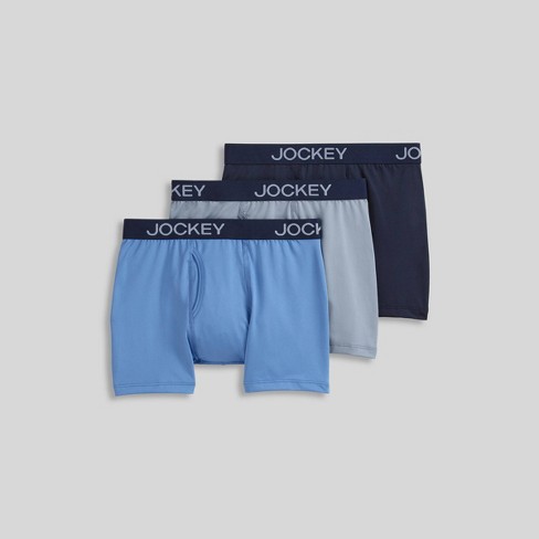 Jockey Generation™ Boys' 3pk Microfiber Boxer Briefs - Blue Xl : Target