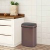 FDW Kitchen Trash Can with Lid, 13 Gallon Automatic Garbage Can for Bathroom Bedroom Home Office 50 Liter Touch Free Stainless Steel Waste Bin - 2 of 4