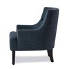 CAVINAS Polyester Accent Chair with Tufted Backrest and Wood Legs,Modern Upholstered Living Room Chairs,Reading Chairs for Living Room - 3 of 4