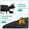 BestMassage Massage Bed Portable 2-Fold Lightweight Lash Bed for Spa Foot Massage Facial Care and Tattoo Services, Black - 3 of 4