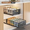 No-Drill Foldable Slide-Out Organizer, Under Sink Storage Shelf for Kitchen & Bathroom Cabinet, Black - 3 of 4