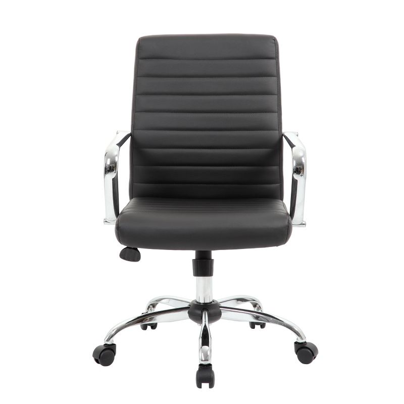Task Chair with Fixed Arms Black - Boss Office Products, 4 of 10
