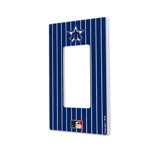 MLB Cooperstown West Teams Pinstripe Hidden-Screw Light Switch Plate for Single Rocker - 1 of 4