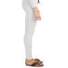 Memoi Women's Organic Cotton Classic Ribbed Leggings - 2 of 4
