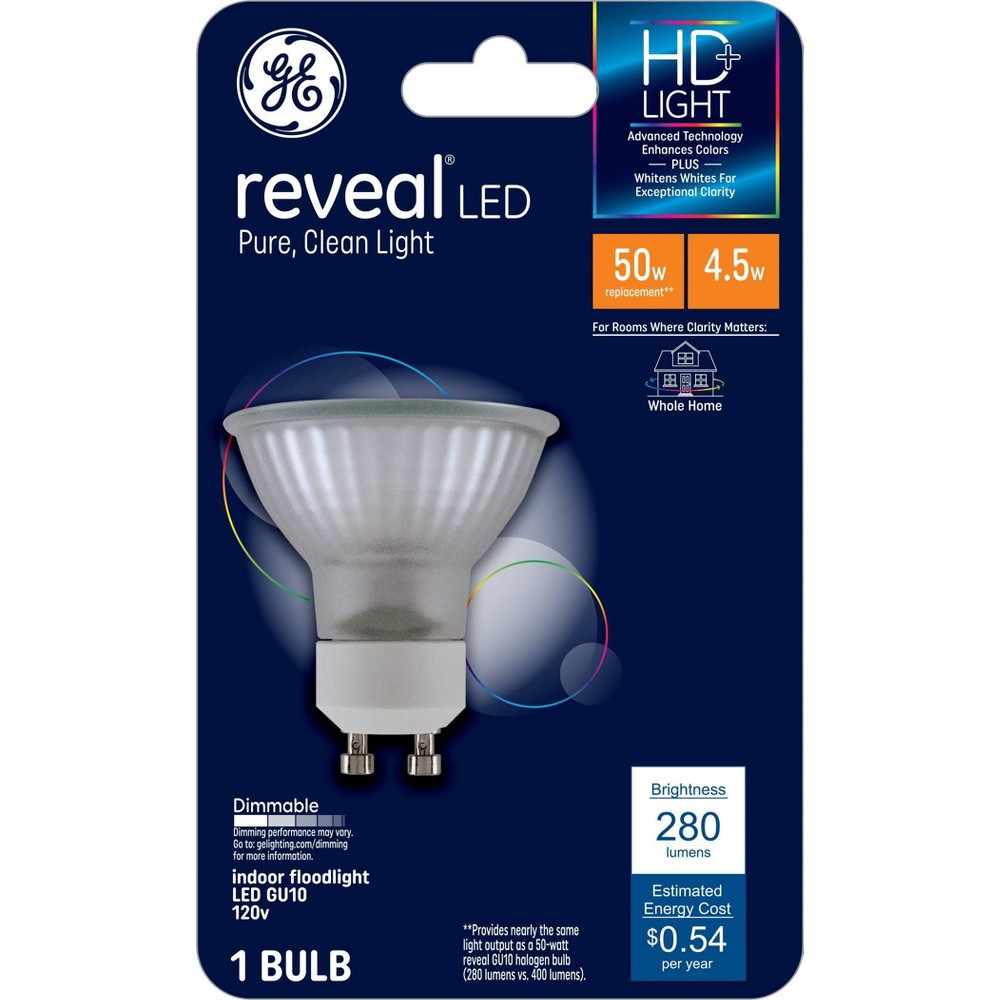 Photos - Light Bulb General Electric GE 50W Reveal PAR16 LED  