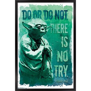 Trends International Star Wars: Saga - Do Or Do Not Framed Wall Poster Prints - 1 of 4