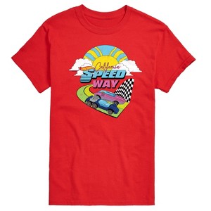 Men's - Hot Wheels - California Speedway 70S Short Sleeve Graphic T-Shirt - 1 of 4