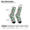 Dsane Christmas Birds On Snow Women Printed Crew Socks Funny Funky Socks Soft Polyester Novelty Gifts for Artists Men - 2 of 4