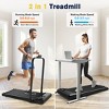 Redliro 2 in 1 Walking Pad Treadmill with Incline, Under Desk Treadmill with LED Display & APP for Home Office - 2 of 4