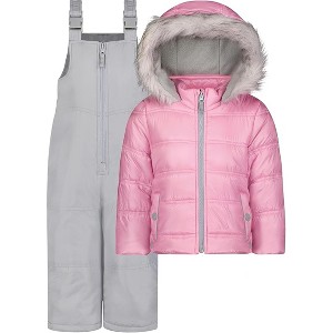 Jessica Simpson Little/Big Girls' 2-Piece Heavyweight Insulated Snowsuit Sets - 1 of 4