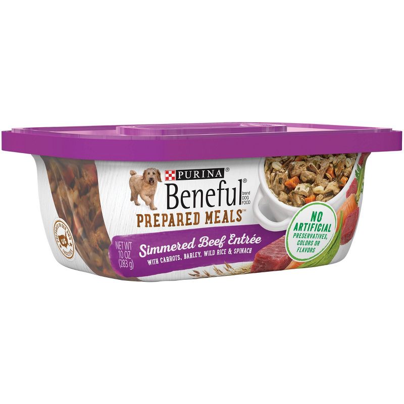 Purina Beneful Prepared Meals Simmered Recipes Wet Dog Food - 10oz, 6 of 7