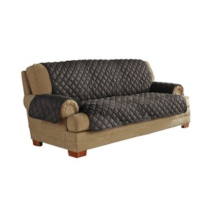 Ultimate Waterproof Furniture Protector With Neverwet Sofa Slipcover Graphite - Serta, Grey