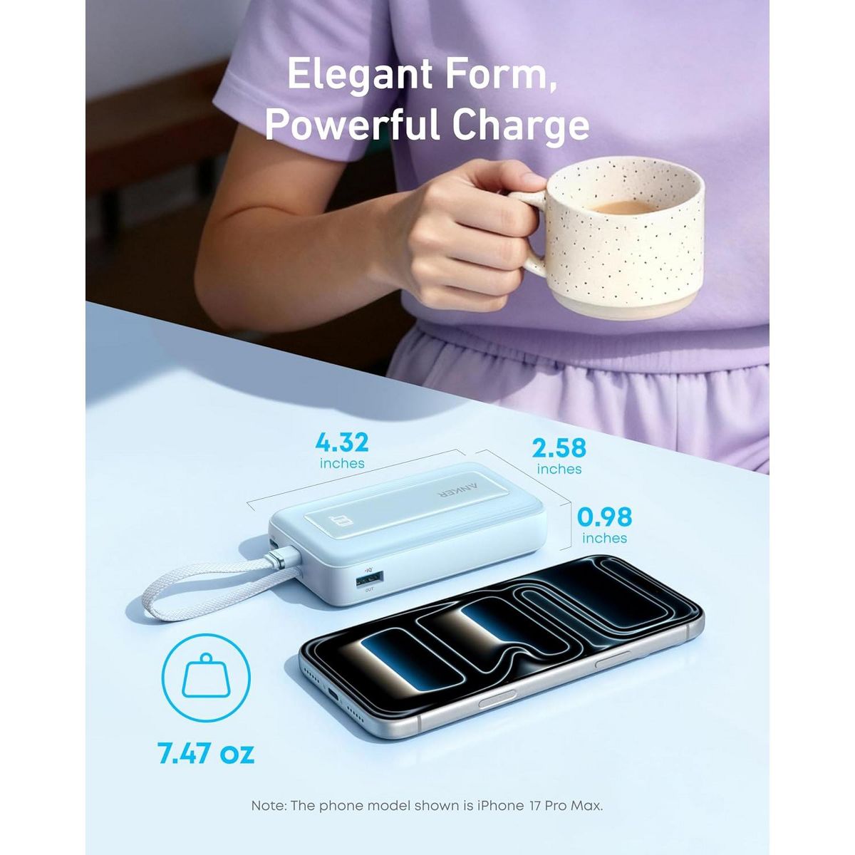 Anker Zolo Power Bank (2025 Upgraded Version), 20,000mAh 30W Power Bank - thumbnail 4