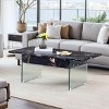 FURNIinspire Coffee Tables 43.3 Inch Modern Lift-Up Coffee Table with Storage, Multifunctional Living Room Table, Black , 43.3"*23.6"*16.3" - 4 of 4