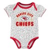 NFL Kansas City Chiefs Infant Bodysuit Girls' Team Apparel Size 0-3  Months