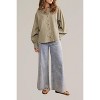 Women's cotton button down top - In February - 3 of 4