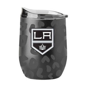NHL Los Angeles Kings 16oz Leopard Powder Coat Curved Beverage Can - Black - 1 of 1