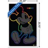 Trends International Disney Mickey Mouse - Rainbow Outline Framed Wall Poster Prints - 3 of 4