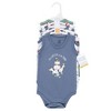 Hudson Baby Infant Boy Cotton Bodysuits and Rompers, 8-Piece, Boy Farm Animals - 2 of 2