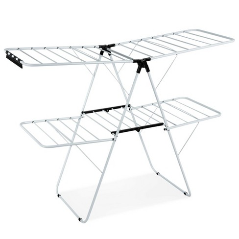 Costway 2-level Clothes Drying Rack Foldable Airer W/ Height