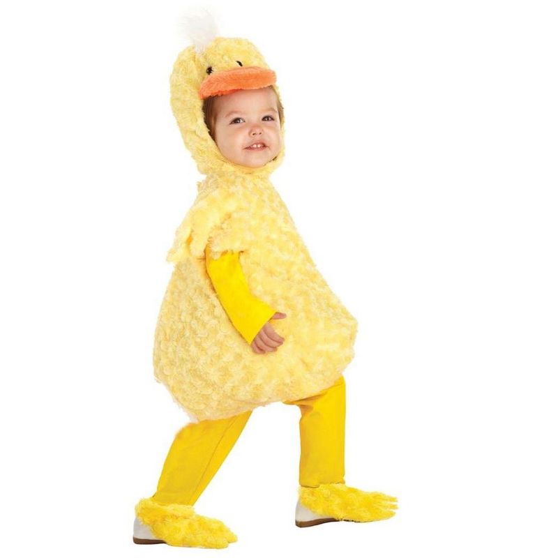 Underwraps Costumes Belly Babies Yellow Duck Costume Child Toddler, 1 of 2