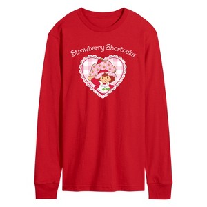 Men's - Strawberry Shortcake - Coquette Heart-Men's Long Sleeve Graphic T-Shirt Long Sleeve Graphic T-Shirt - 1 of 2