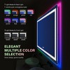 Bathroom Mirror , Anti-Fog Vanity Mirror with Color Changing Lights - 4 of 4
