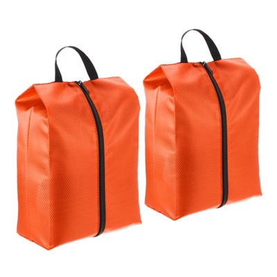Unique Bargains Nylon Waterproof Portable Lightweight Shoe Bags for Travel 2 Pcs