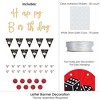 Big Dot of Happiness Las Vegas - Casino Birthday Party Letter Banner Decor - 36 Cutouts and No-Mess Real Gold Glitter Happy Birthday Banner Letters - 3 of 4