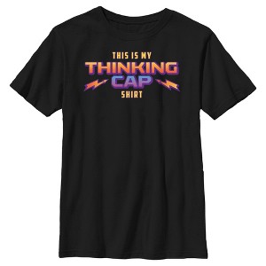 Boy's Stranger Things Dustin's Thinking Cap Costume T-Shirt - 1 of 4